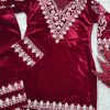 JAL FASHION JL 1023 B DESIGNER VELVET SUITS