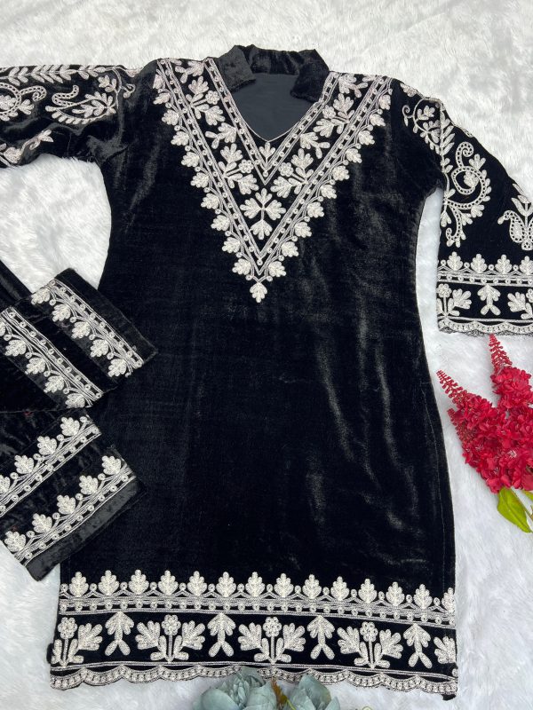 JAL FASHION JL 1023 C DESIGNER VELVET SUITS