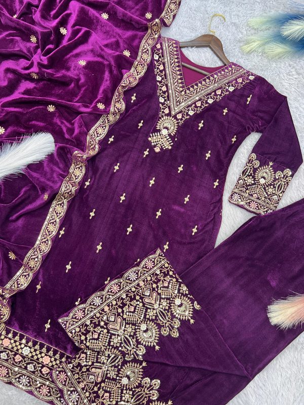 JAL FASHION JL 1026 DESIGNER VELVET SALWAR SUITS