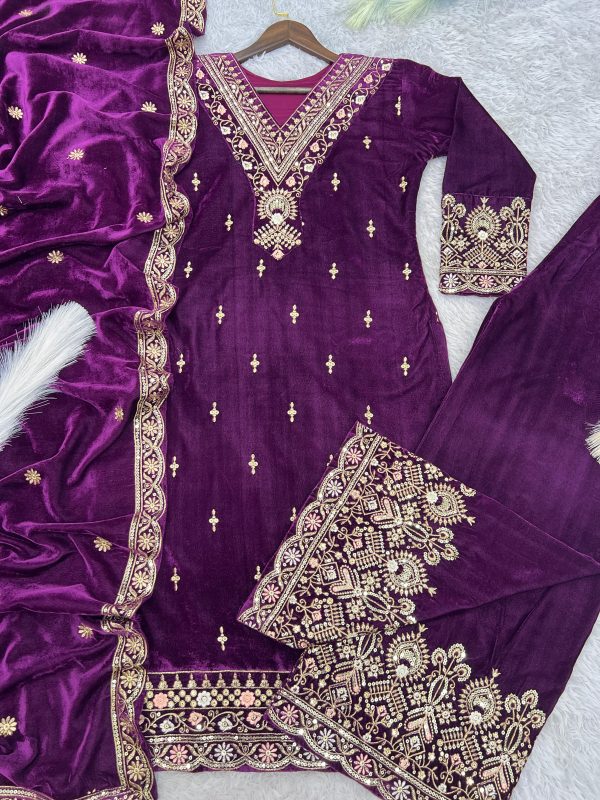 JAL FASHION JL 1026 DESIGNER VELVET SALWAR SUITS