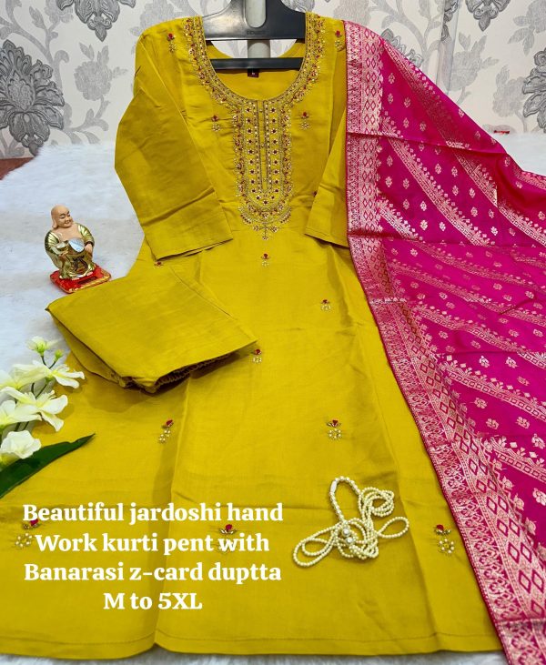 JARDOSHI HAND WORK KURTI WHOLESALE IN INDIA