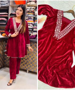 JENNY DESIGNER JD 571 VELVET SUITS WHOLESALE