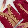 JENNY DESIGNER JD 576 B VELVET KAFTAN SUITS