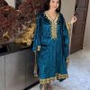 JENNY DESIGNER JD 576 C VELVET KAFTAN SUITS