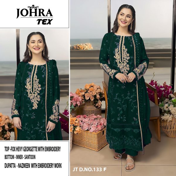 JOHRA TEX JT 133 F PAKISTANI SUITS IN INDIA