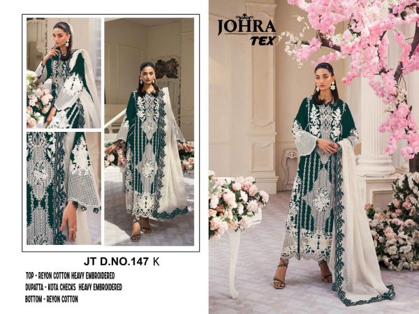 JOHRA TEX JT 147 K PAKISTANI SUITS WHOLESALE