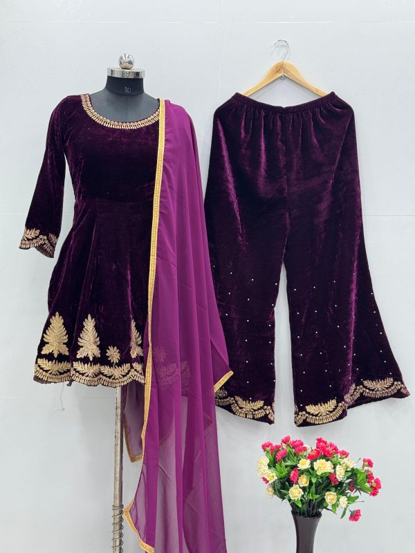 KARMA FASHION KF 1661 DESIGNER VELVET SUITS