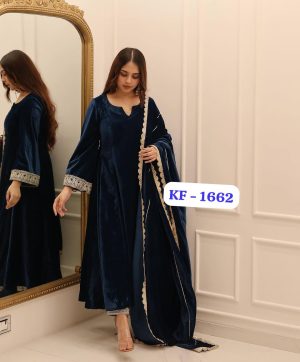 KARMA FASHION KF 1662 DESIGNER VELVET SUITS