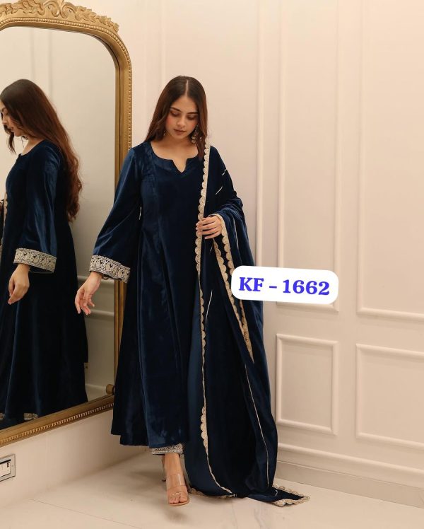 KARMA FASHION KF 1662 DESIGNER VELVET SUITS