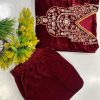 LC 1326 B DESIGNER VELVET SALWAR SUITS WHOLESALE