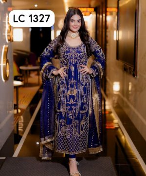 LC 1327 DESIGNER GEORGETTE SALWAR SUITS