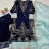 LG 1889 C VELVET PARTYWEAR SUITS ONLINE