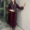 LG 1890 B DESIGNER VELVET SALWAR SUITS