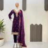 LG 1894 B DESIGNER VELVET SALWAR SUITS IN INDIA