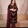 LG 1896 DESIGNER VELVET PAKISTANI SALWAR SUITS