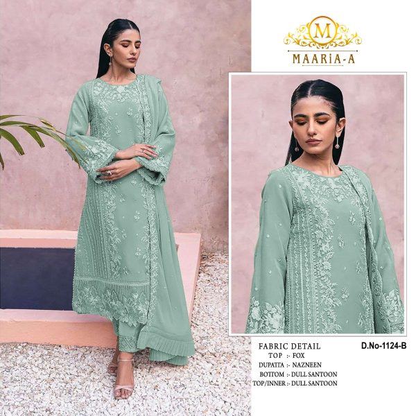 MAARIA A 1124 A B C D SALWAR KAMEEZ SUITS