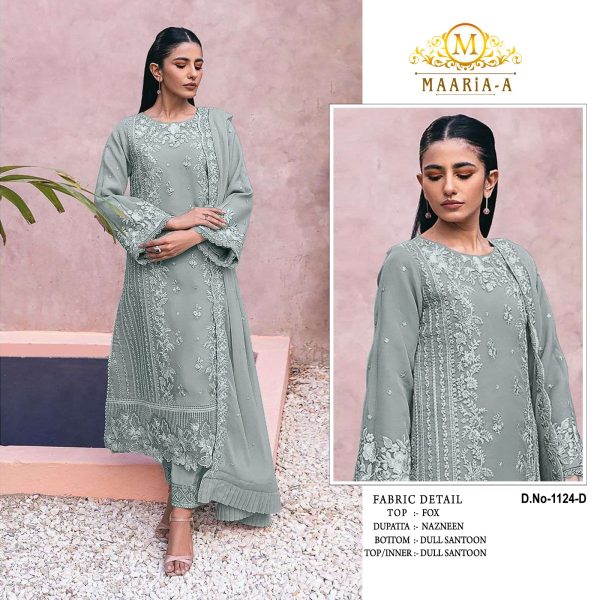 MAARIA A 1124 A B C D SALWAR KAMEEZ SUITS