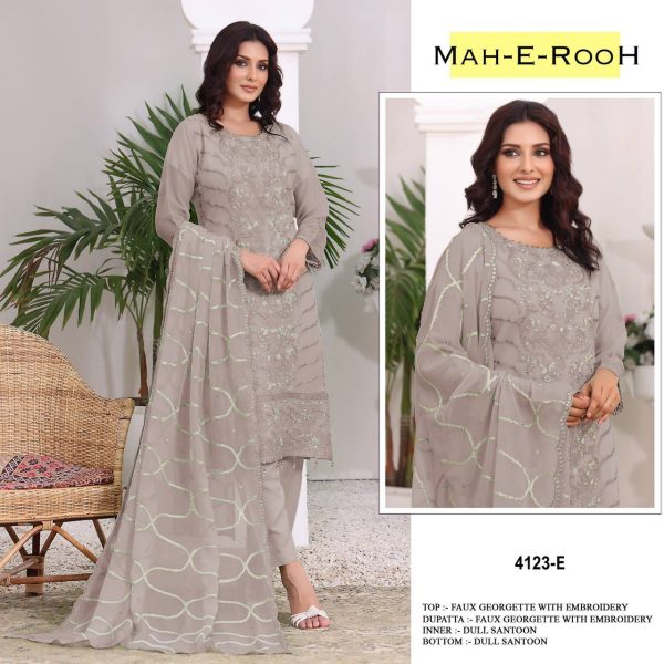 MAH E ROOH 4123 B C D E PAKISTANI SUITS WHOLESALE