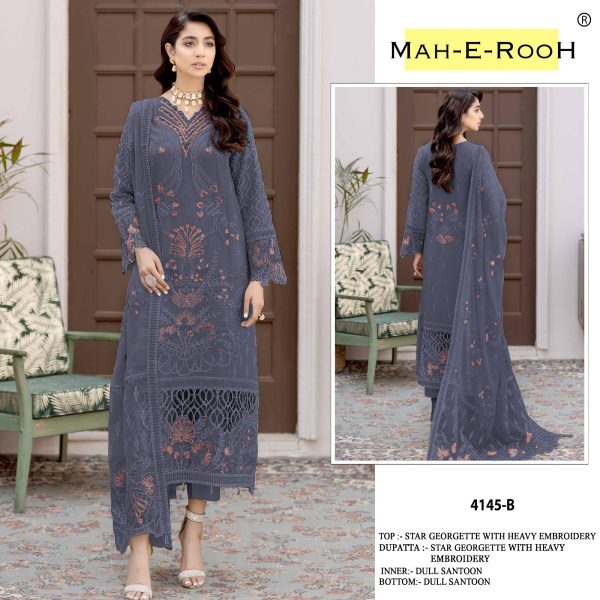 MAH E ROOH 4145 A TO E PAKISTANI SALWAR KAMEEZ