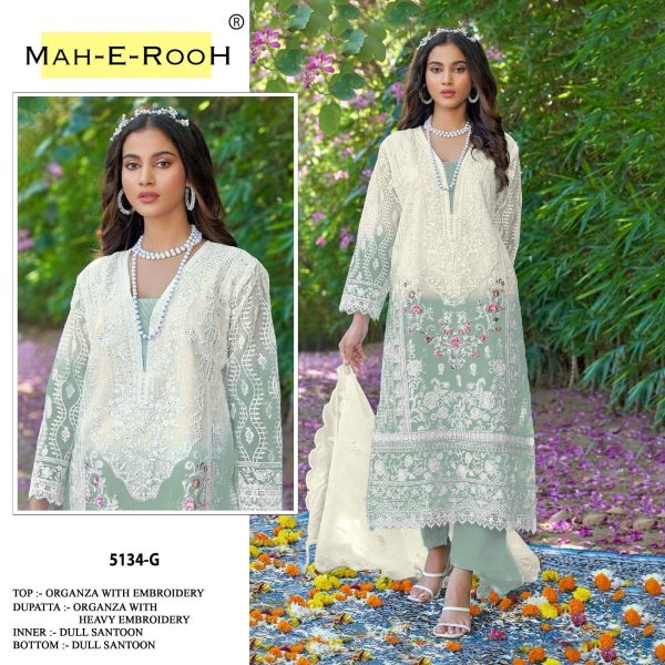 MAH E ROOH 5134 A TO H PAKISTANI SALWAR SUITS