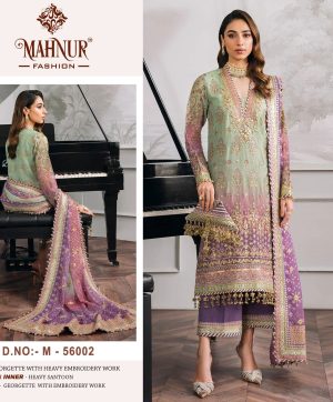 MAHNUR FASHION M 56002 PAKISTANI SUITS