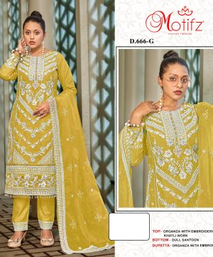 MOTIFZ 666 G PAKISTANI SALWAR KAMEEZ SUITS