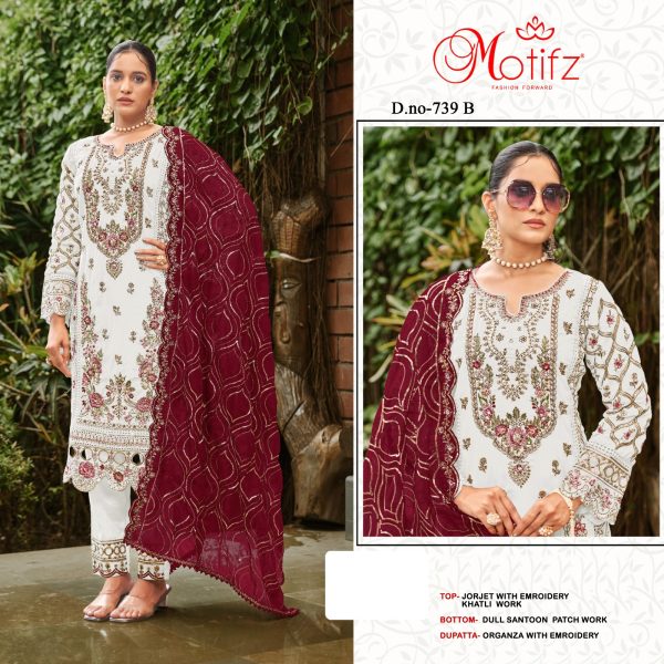 MOTIFZ 739 B SALWAR SUITS WHOLESALE IN INDIA