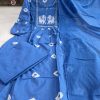 MURTI TRENDS BLUE PURE COTTON KURTI WHOLESALE