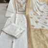 MURTI TRENDS NEW JANKI WHITE SUIT SET