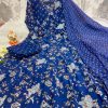 NEW BLUE ANARKALI KURTI SET ANGRAKHA STYLE