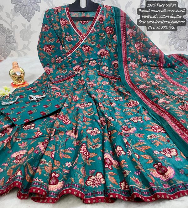 READYMADE ANARKALI KURTI SET WHOLESALE