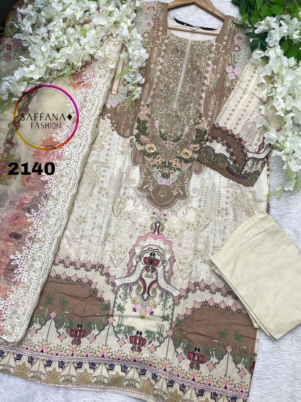 SAFFANA FASHION 2140 READYMADE SUITS WHOLESALE