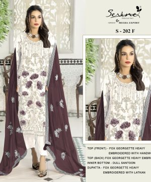 SERINE S 202 F PAKISTANI SUITS MANUFACTURER