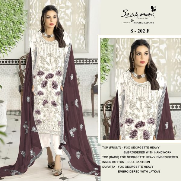 SERINE S 202 F PAKISTANI SUITS MANUFACTURER