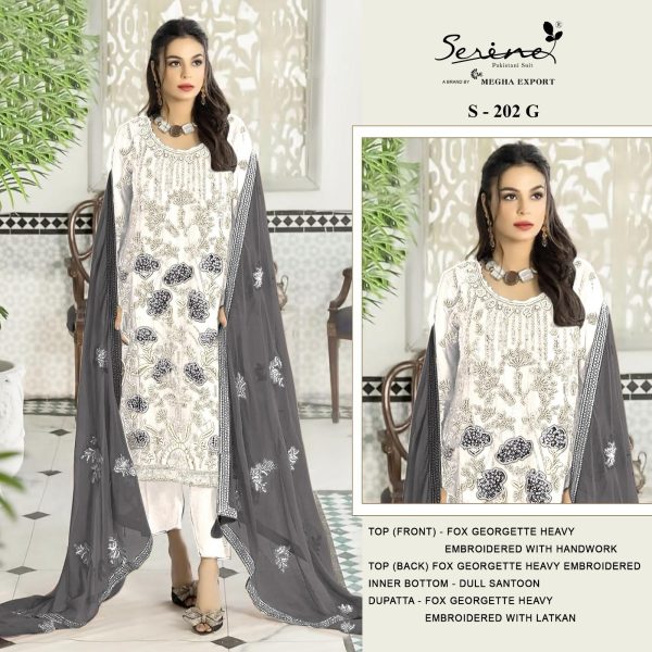 SERINE S 202 G PAKISTANI SUITS MANUFACTURER