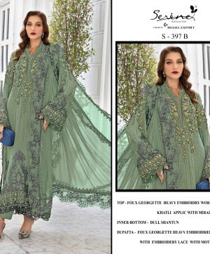 SERINE S 397 B PAKISTANI SALWAR SUITS IN INDIA