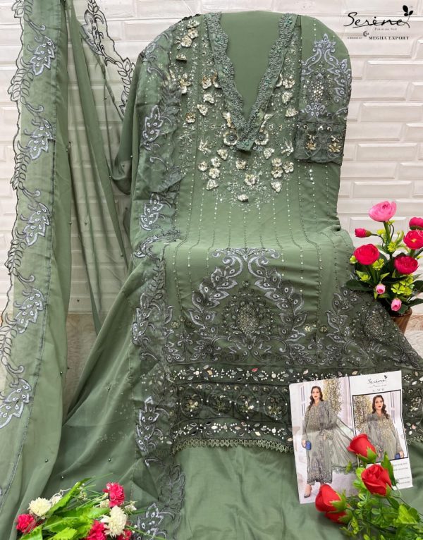 SERINE S 397 B PAKISTANI SALWAR SUITS IN INDIA