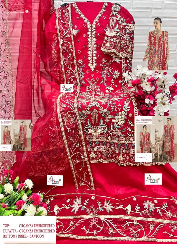 SHREE FABS K 5050 E F G H PAKISTANI SUITS IN INDIA