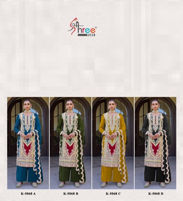 SHREE FABS K 5068 A B C D SALWAR KAMEEZ SUITS