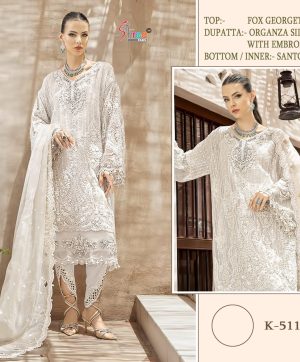 SHREE FABS K 5112 PAKISTANI SUITS WHOLESALE