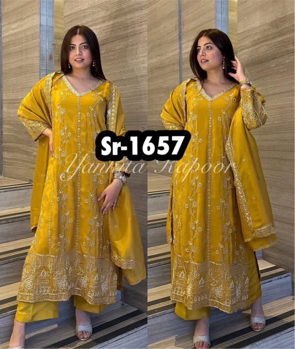 SHREE HARI SR 1657 DESIGNER CHINON SALWAR SUITS