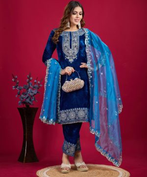 SHREE HARI SR 1658 C DESIGNER VELVET SALWAR KAMEEZ