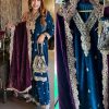 SHREE HARI SRK 5212 A DESIGNER VELVET SUITS