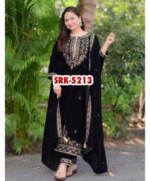 SHREE HARI SRK 5213 DESIGNER VELVET SALWAR SUITS