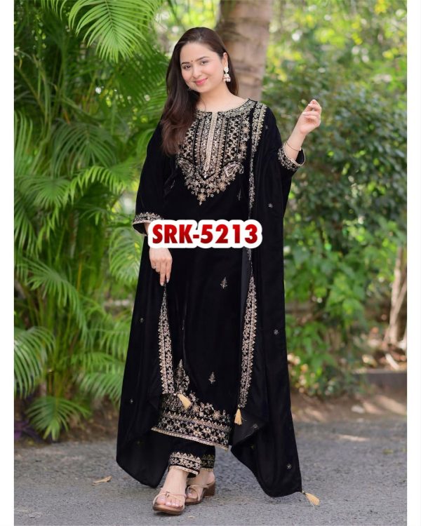 SHREE HARI SRK 5213 DESIGNER VELVET SALWAR SUITS