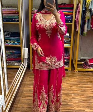 SHREE HARI SRK 5215 B DESIGNER TOP PLAZZO WHOLESALE