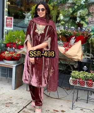 SHREE HARI SSR 498 DESIGNER VELVET SALWAR SUITS