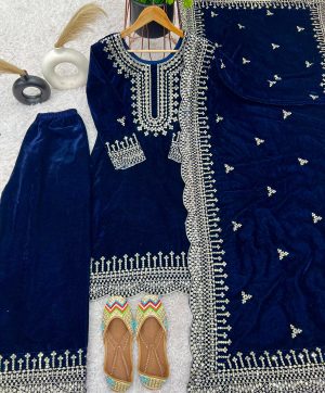 SHREE HARI SSR 500 C DESIGNER VELVET SALWAR KAMEEZ