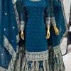 SHREE HARI SSR 502 DESIGNER TOP GHARARA WHOLESALE