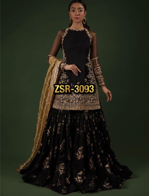 SHREE HARI ZSR 3093 DESIGNER TOP SHARARA